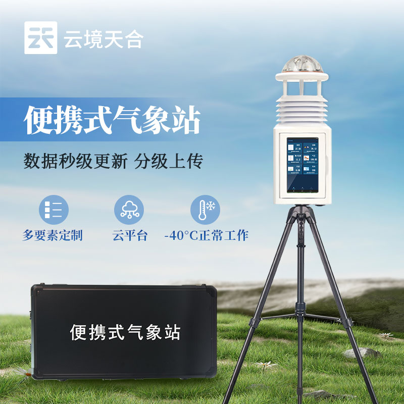 便携气象站—电网应急响应灾害天气后，快速评估局部气象条件