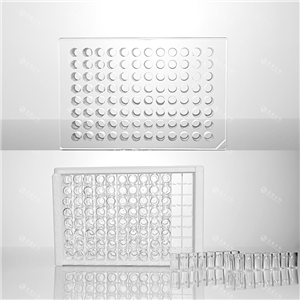 上海晶安96孔紫外检测石英玻璃酶标板/条