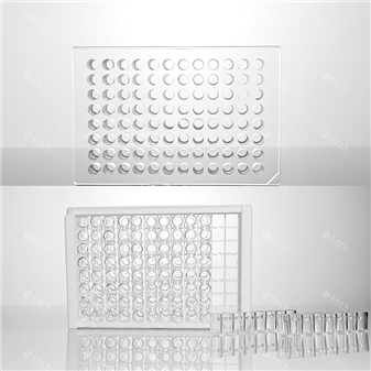 上海晶安96孔紫外检测石英玻璃酶标板/条