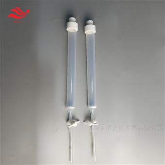 PFA过滤柱带阀门可控制进出液29X25mm