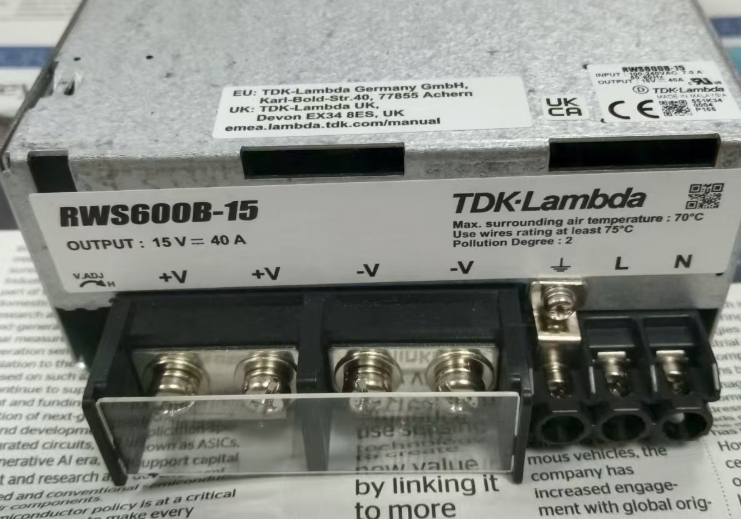 日本TDK LAMBDA電源RWS600B-15
