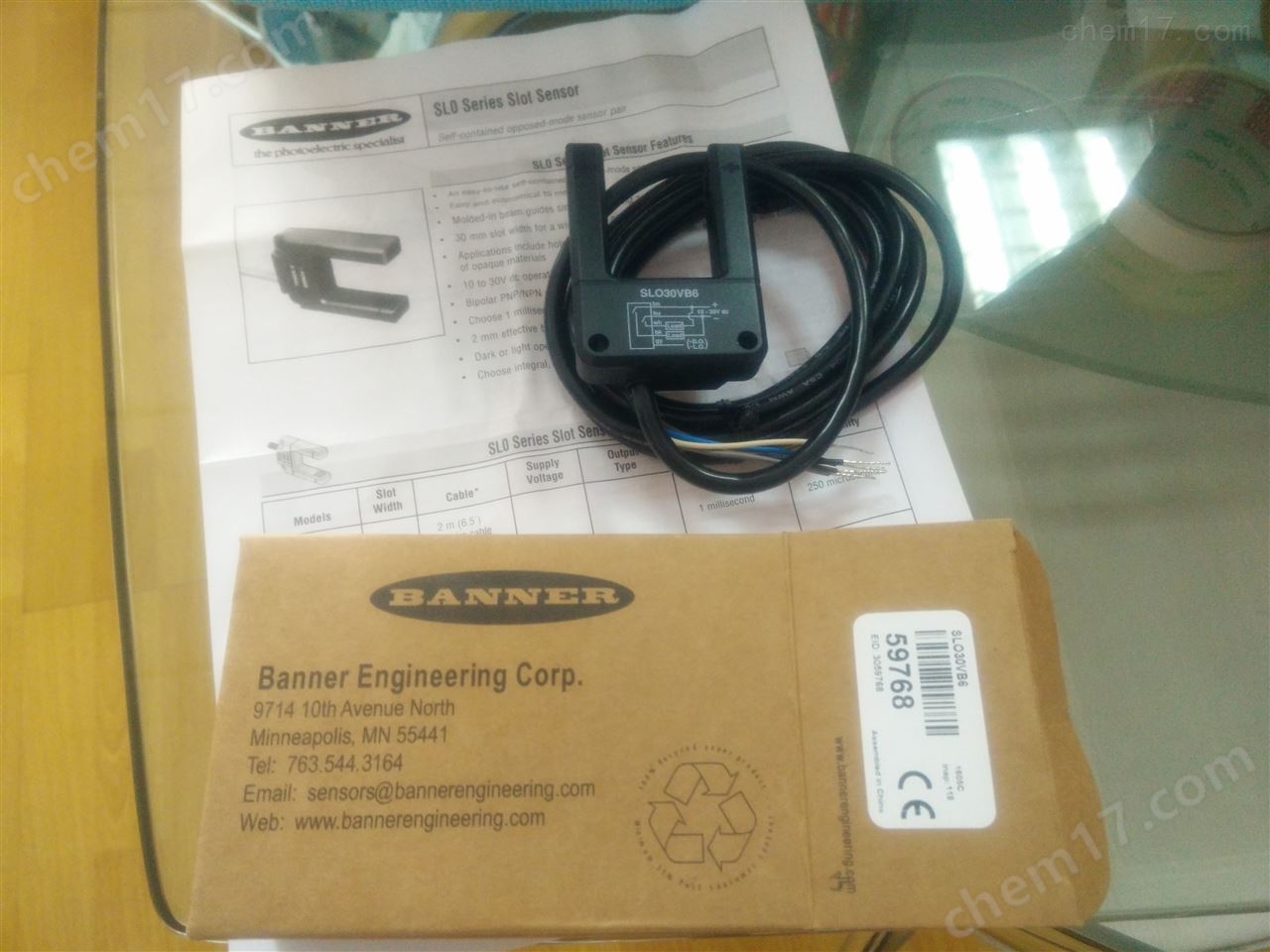 BANNER光電開關Q60BB6AFV1000