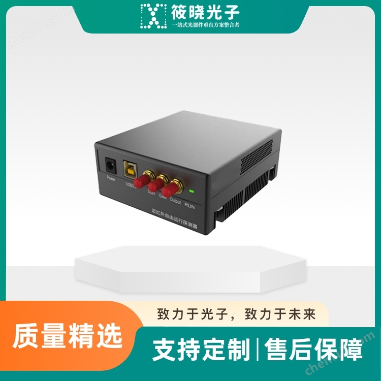 近紅外光自由運行單光子探測器