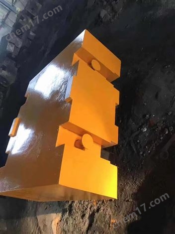 鑄鐵材質(zhì)1T2噸3噸4噸5噸標(biāo)準(zhǔn)配重塊