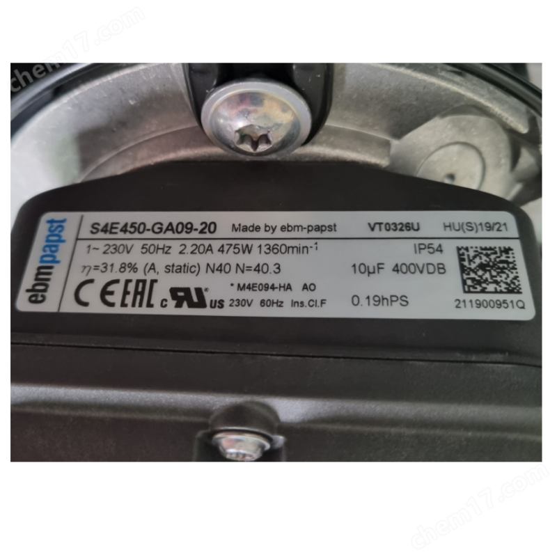ebmpapst S4E450-GA09-20 制冷轴流风机