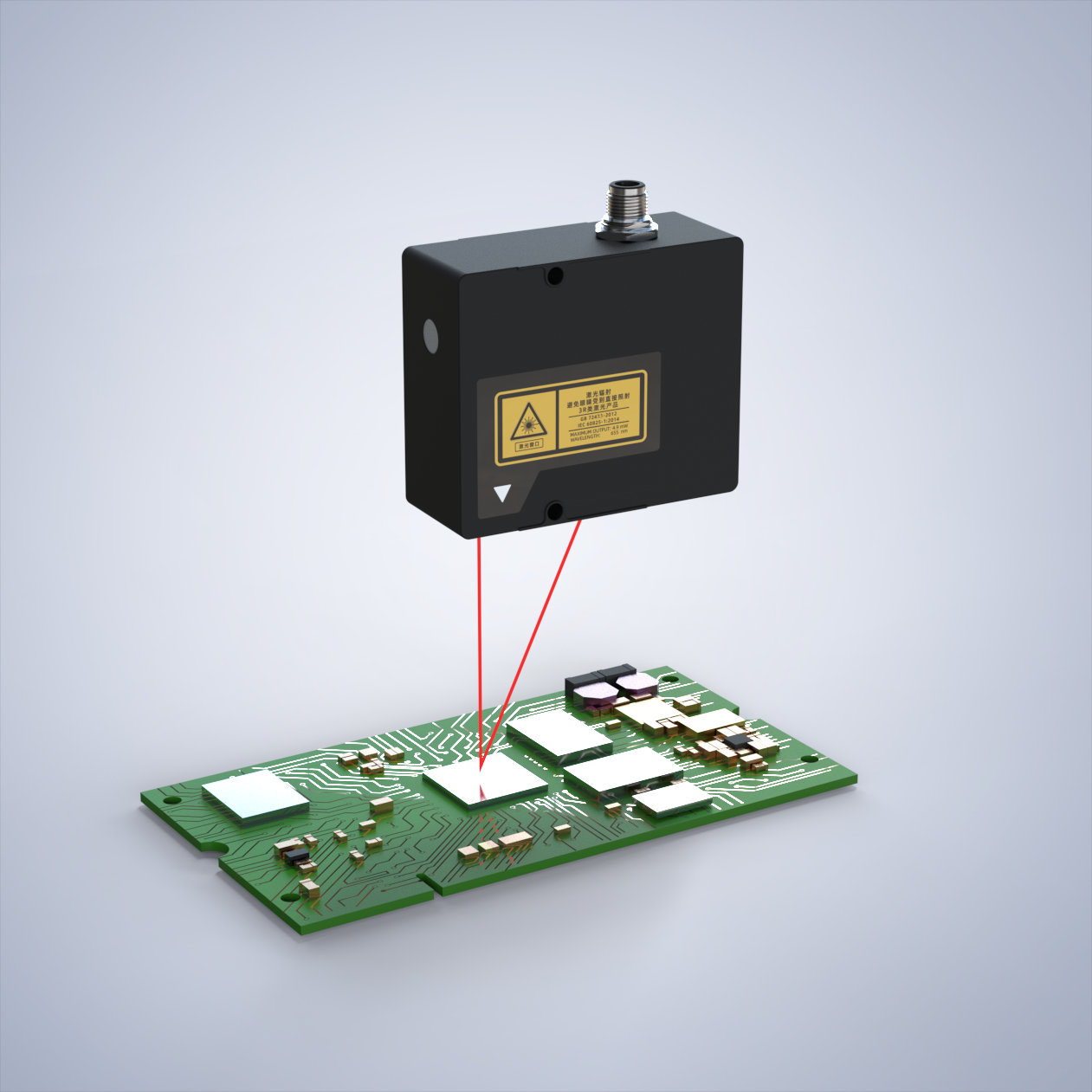 PCB板元件高差(P80).png 泓川LTP系列激光位移傳感器全產(chǎn)業(yè)鏈國產(chǎn)化實踐:從核心部件到軍工應(yīng)用突破