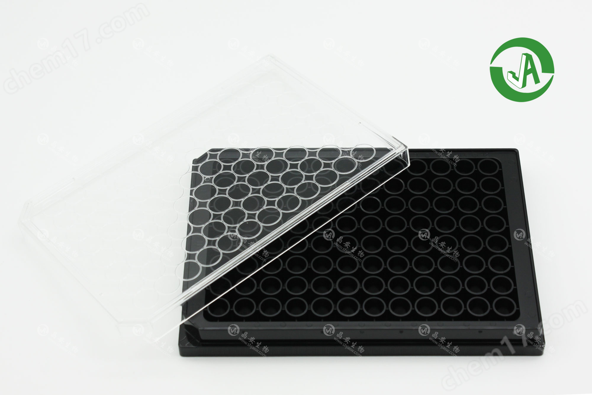 晶安生物激光共聚焦專用黑色玻璃底培養板