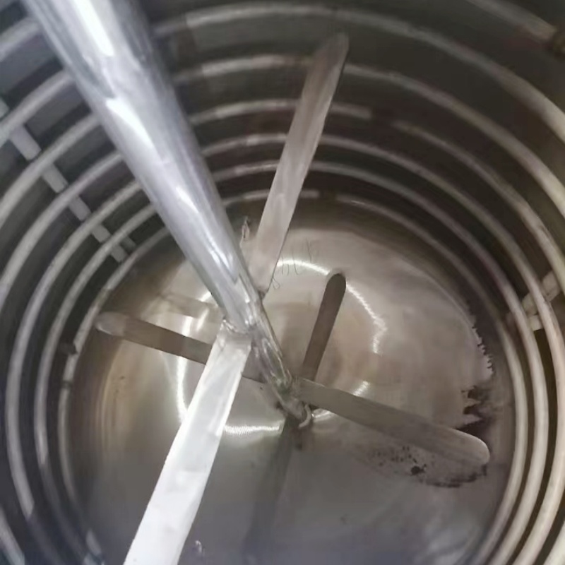 304不锈钢反应釜|外盘管搅拌反应罐